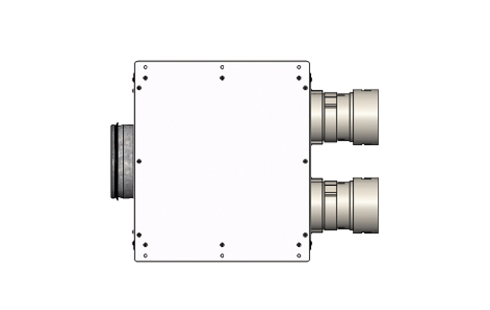 Extract air box - for valve above door